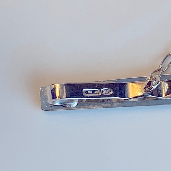 Elegant Tie Clip, Silver And Gold, Hi Shine ! - Picture 4 of 9